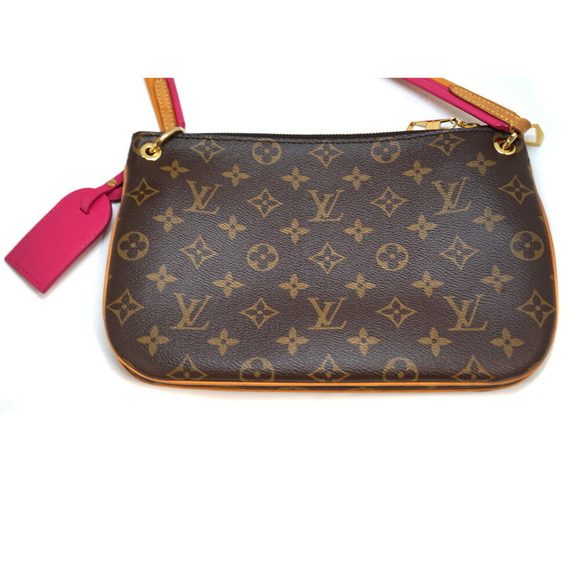 Louis Vuitton Pink Shoulder Loretta Brown Monogram Bag Hot - Picture 1 of 13